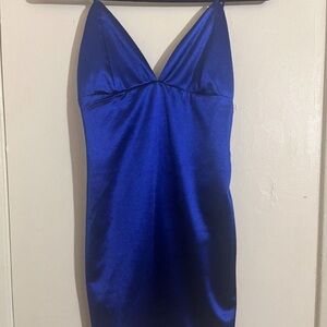 Fashion Nova Royal Blue Mini Dress